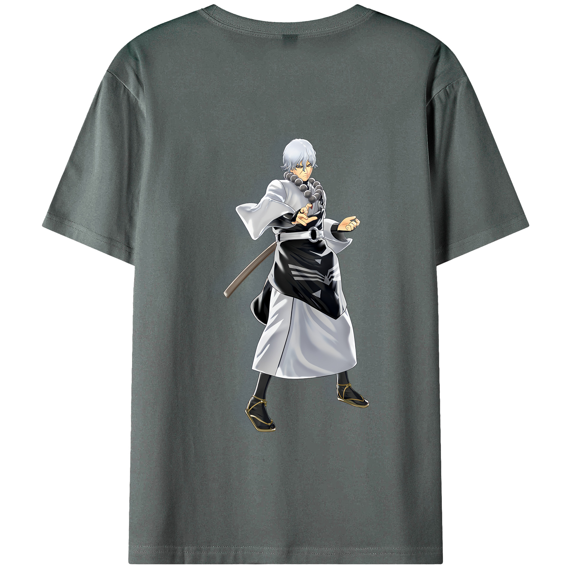 （画像用） ぎんたま 坂田銀時（さかたぎんとき） 神楽 志村新八（しむら しんぱち） GINTAMA Sakata Gintoki Kagura Shimura Shinpachi 綿100％ メンズ半袖Tシャツ（バックプリント） 通気性
